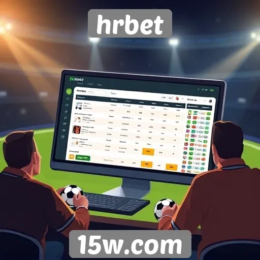Análise da interface do usuário no site hrbet